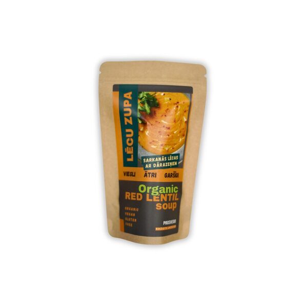 Bio sarkano lēcu zupa 50g