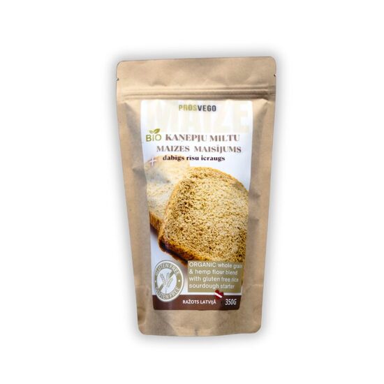 Bio kaņepju miltu maizes maisījums 350g