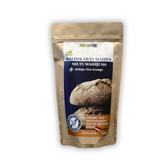 Bio saldskābās maizes miltu maisījums 350g