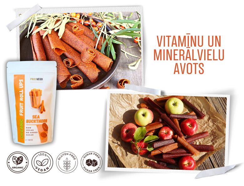 BIO augļu rullīši – bioloģiski ogu un augļu našķi | PROSVEGO